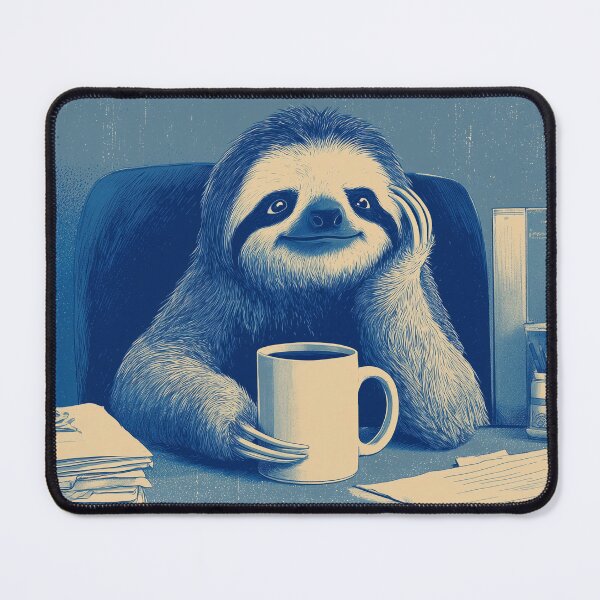 Item preview, Manager in sloth mode designed and sold by Das Leben - Eine Hassliebe.
