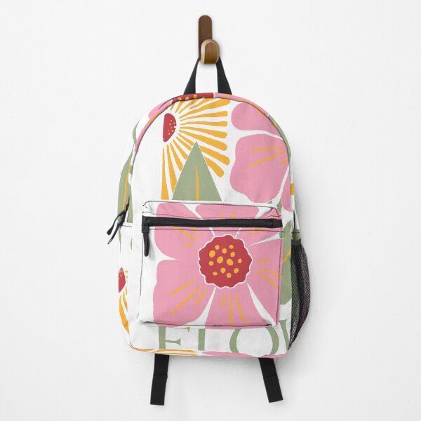 Item preview, Retro Pink Garden Flowers – Bold Botanical Art designed and sold by andry01.