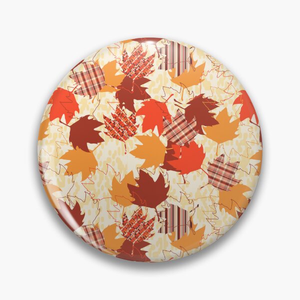 Item preview, Pumpkin and Spice Fall Leaves 2 Seamless Repeat designed and sold by Sharon Schwalbe.