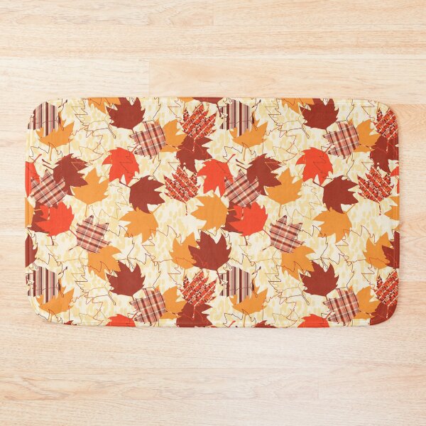 Item preview, Pumpkin and Spice Fall Leaves 2 Seamless Repeat designed and sold by Sharon Schwalbe.