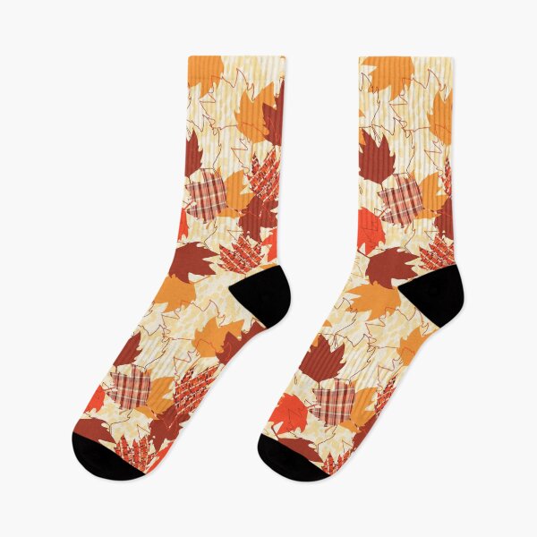 Item preview, Pumpkin and Spice Fall Leaves 2 Seamless Repeat designed and sold by Sharon Schwalbe.