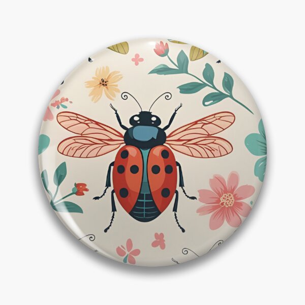 Item preview, Cottage Core Insect Pattern designed and sold by PatronesKawai.