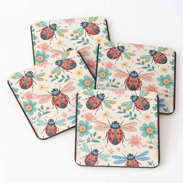 Item preview, Cottage Core Insect Pattern designed and sold by PatronesKawai.