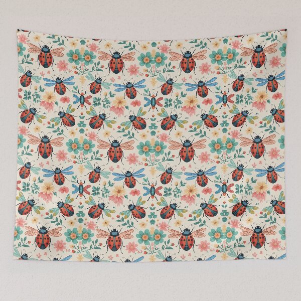 Item preview, Cottage Core Insect Pattern designed and sold by PatronesKawai.