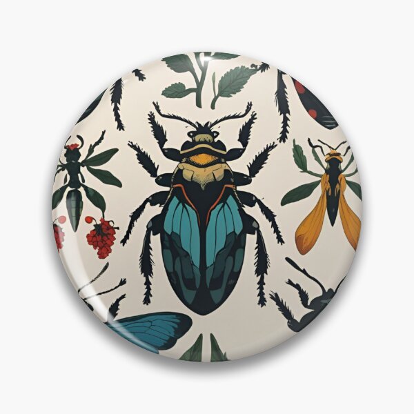 Item preview, Cottage Core Insect Pattern designed and sold by PatronesKawai.