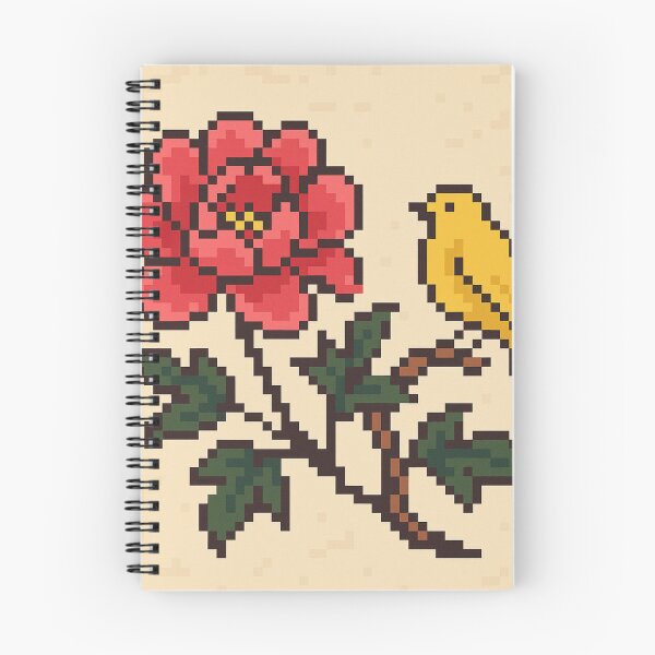 Item preview, Ukiyo-Pixel: Peony and Canary Bloom designed and sold by Planthem.