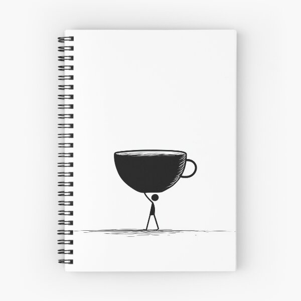 Artikelvorschau, Schwarz wie meine Seele – Kaffee first! entworfen und verkauft von Das Leben - Eine Hassliebe.
