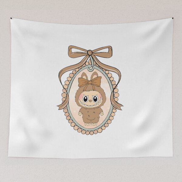 Item preview, Cute Fluffy Bunny in Vintage Frame designed and sold by HasHs.