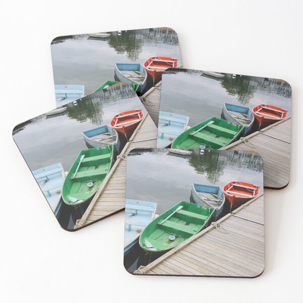 Item preview, Docked Row Boats designed and sold by Willow Sage.