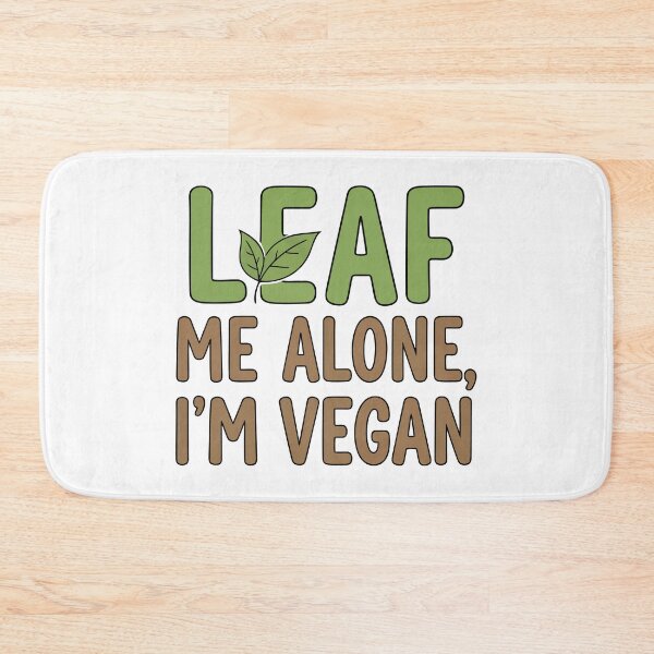 Item preview, Leaf me alone, I'm vegan designed and sold by Amir Faysal.