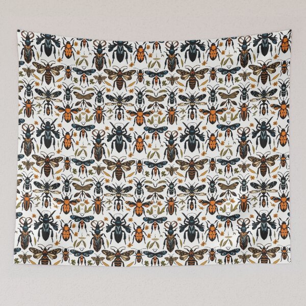 Item preview, Cottage Core Insect Pattern designed and sold by PatronesKawai.