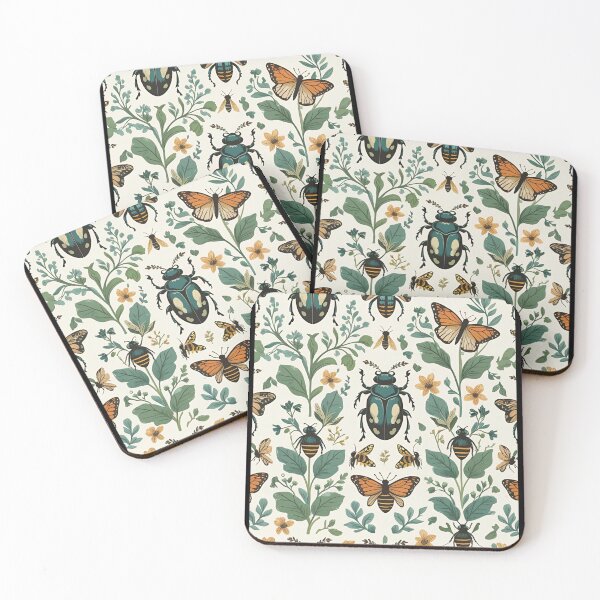 Item preview, Cottage Core Insect Pattern designed and sold by PatronesKawai.