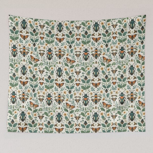 Item preview, Cottage Core Insect Pattern designed and sold by PatronesKawai.