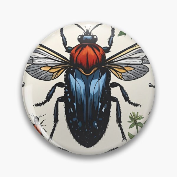 Item preview, Cottage Core Insect Pattern designed and sold by PatronesKawai.