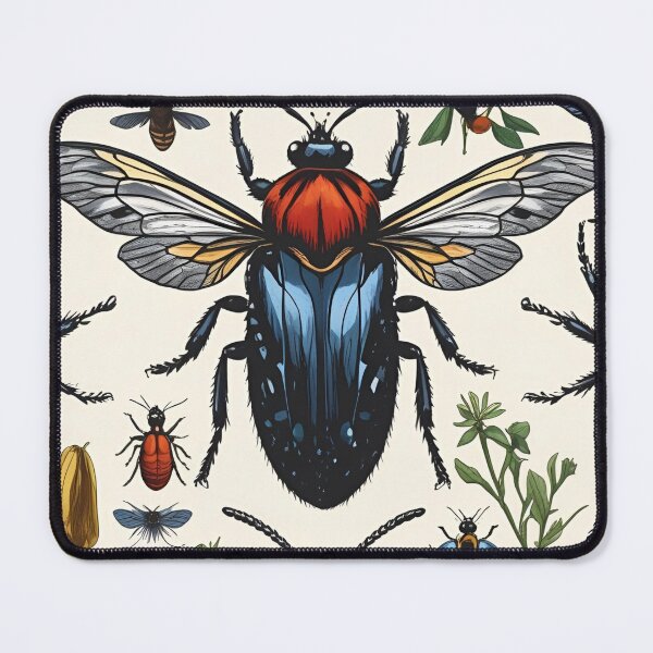 Item preview, Cottage Core Insect Pattern designed and sold by PatronesKawai.