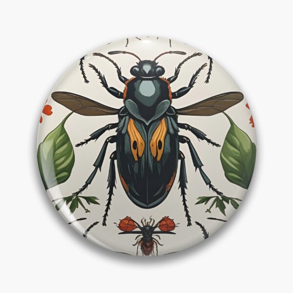 Item preview, Cottage Core Insect Pattern designed and sold by PatronesKawai.