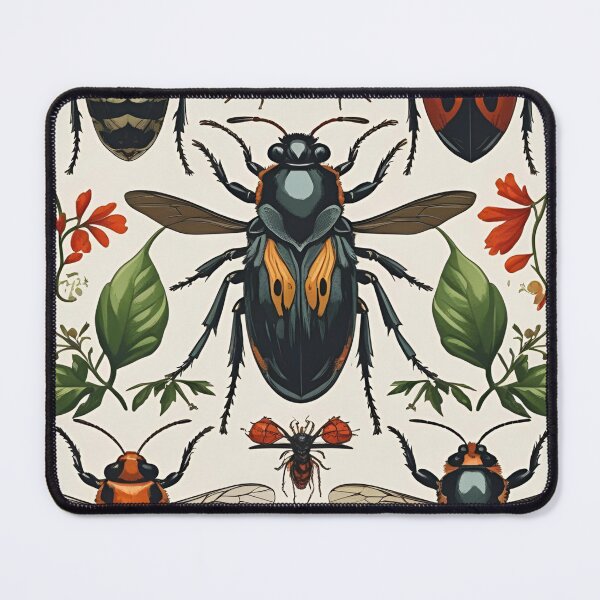 Item preview, Cottage Core Insect Pattern designed and sold by PatronesKawai.