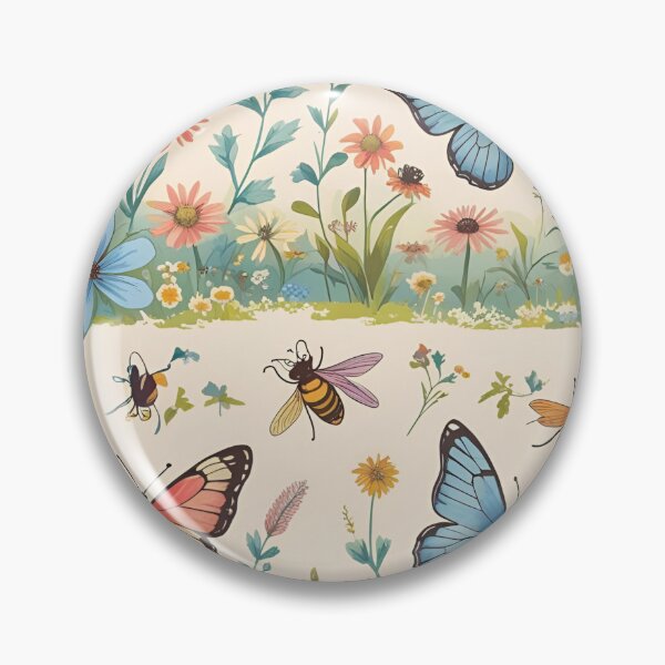Item preview, Cottage Core Insect Pattern designed and sold by PatronesKawai.