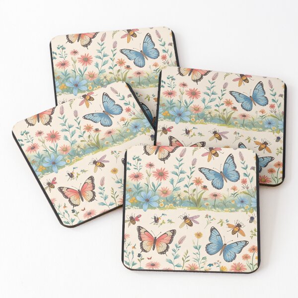 Item preview, Cottage Core Insect Pattern designed and sold by PatronesKawai.