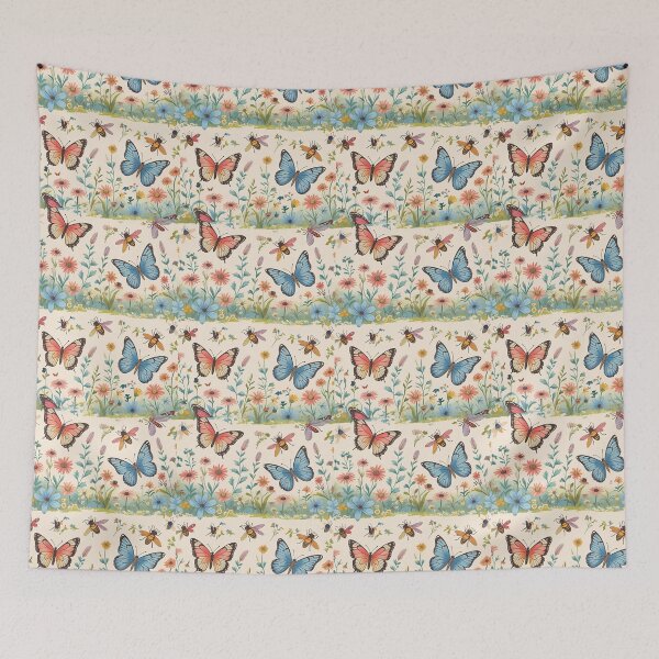 Item preview, Cottage Core Insect Pattern designed and sold by PatronesKawai.