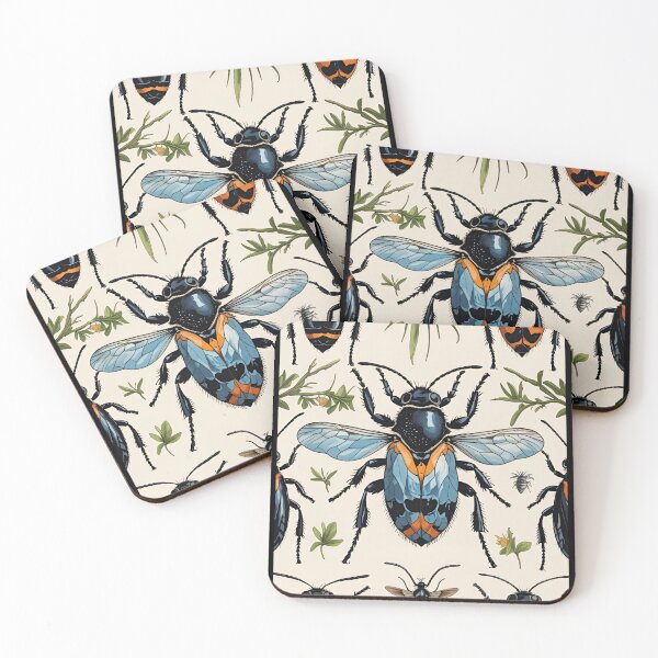 Item preview, Cottage Core Insect Pattern designed and sold by PatronesKawai.