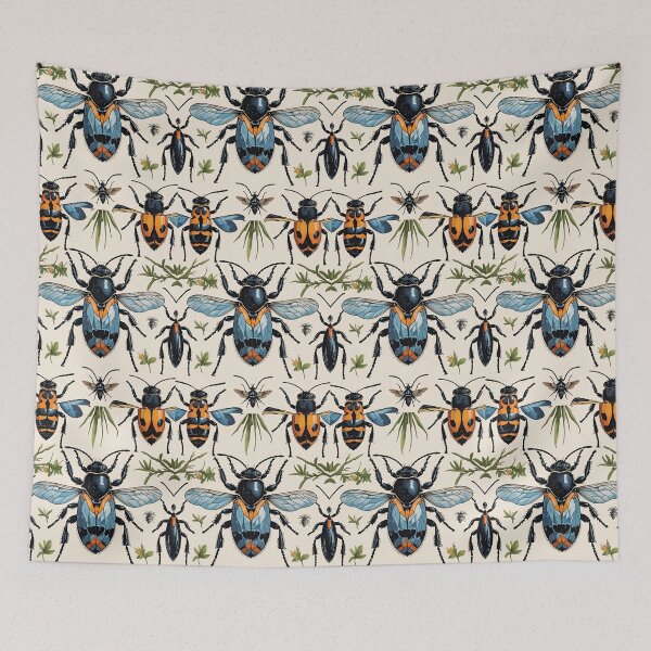 Item preview, Cottage Core Insect Pattern designed and sold by PatronesKawai.
