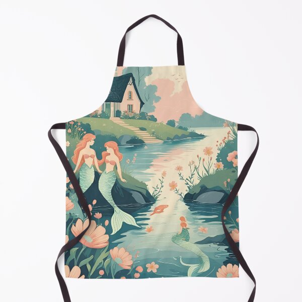 Item preview, Cottage Core Mermaid Pattern designed and sold by PatronesKawai.