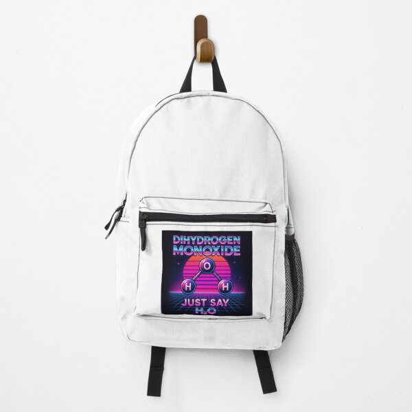 Item preview, Dihydrogen Monoxide Synthwave – Retro H₂O Parody Design designed and sold by Willebees.