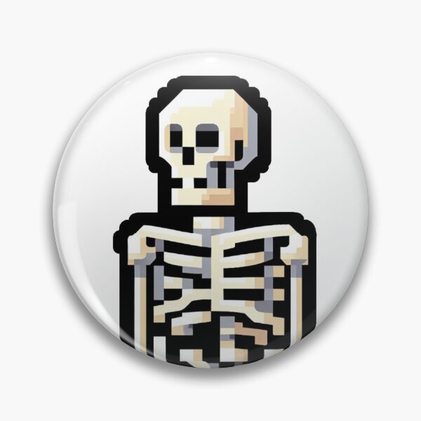 Item preview, Pixel Skeleton designed and sold by WhatevrWrksMrch.