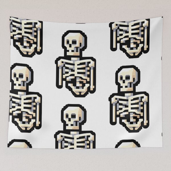 Item preview, Pixel Skeleton designed and sold by WhatevrWrksMrch.