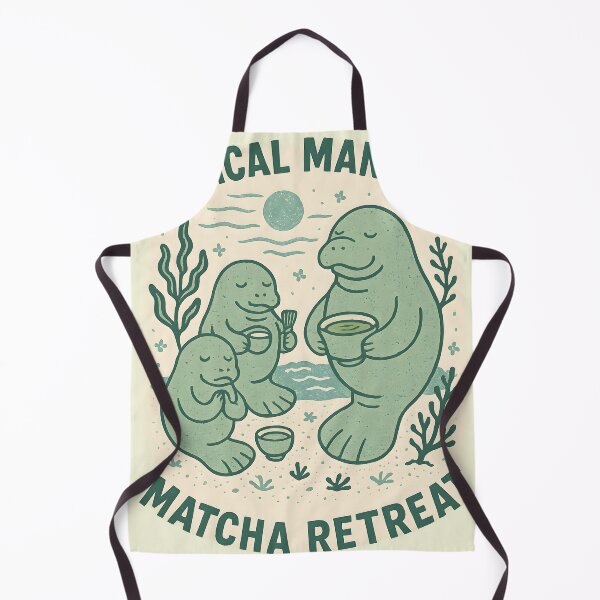 Item preview, Aventura caprichosa con manatíes y matcha designed and sold by shockSpot.