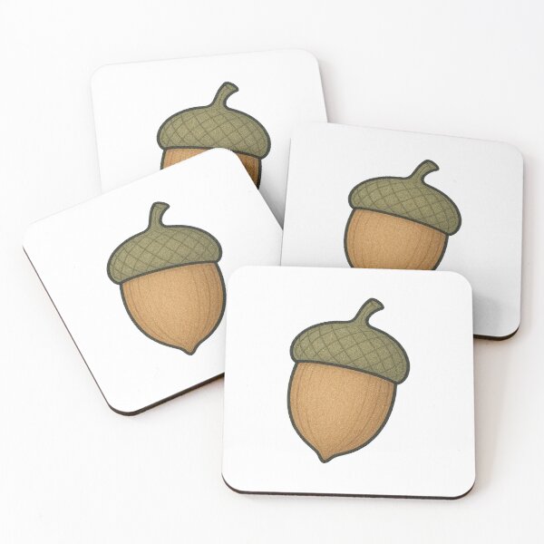Item preview, Acorn Illustration – Cute Oak Nut Autumn Nature Art designed and sold by Vendeloc.