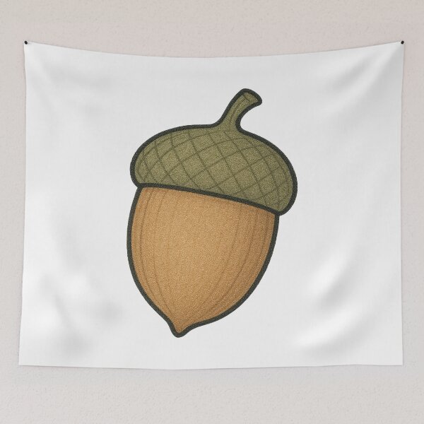 Item preview, Acorn Illustration – Cute Oak Nut Autumn Nature Art designed and sold by Vendeloc.