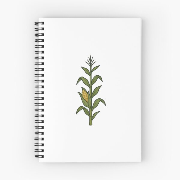 Item preview, Corn Plant Illustration – Green Stalk with Golden Ear Autumn Harvest Design designed and sold by Vendeloc.