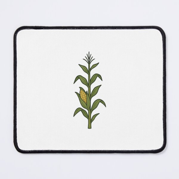 Item preview, Corn Plant Illustration – Green Stalk with Golden Ear Autumn Harvest Design designed and sold by Vendeloc.