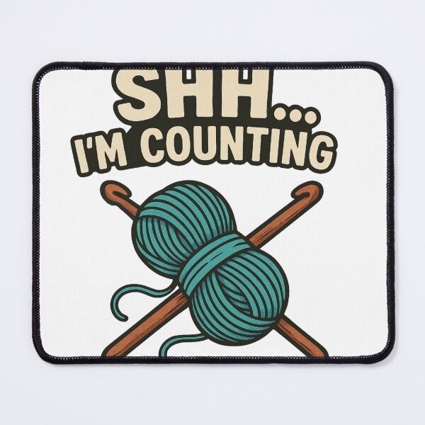 Item preview, Shh I’m Counting Yarn cross designed and sold by Justov.