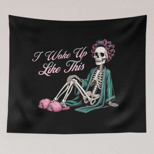 Item preview, Glam Skeleton I Woke Up Like This designed and sold by Bliss Find And Design.