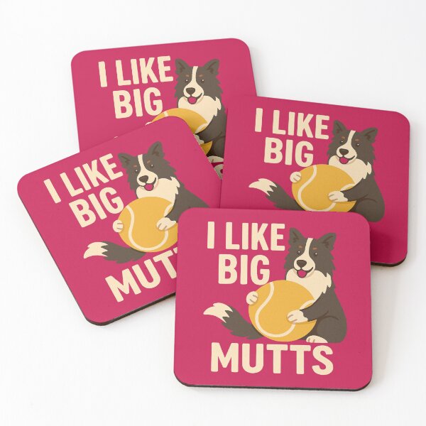 Item preview, I like Bid Mutts - Funny Border Collie Dog Pun  designed and sold by Nature's Palette.