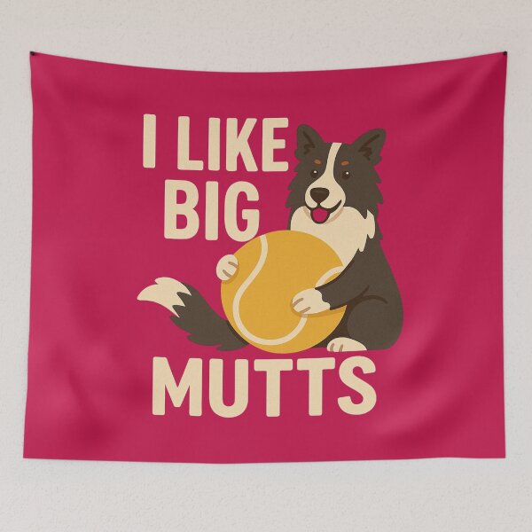 Item preview, I like Bid Mutts - Funny Border Collie Dog Pun  designed and sold by Nature's Palette.