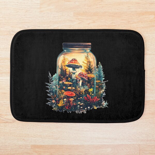 Artikelvorschau, Pilzglas-Aquarell-Design – Verzauberte Cottagecore-Fauna-Kunst – Skurriler Mushroomcore entworfen und verkauft von ChuckleSpace.