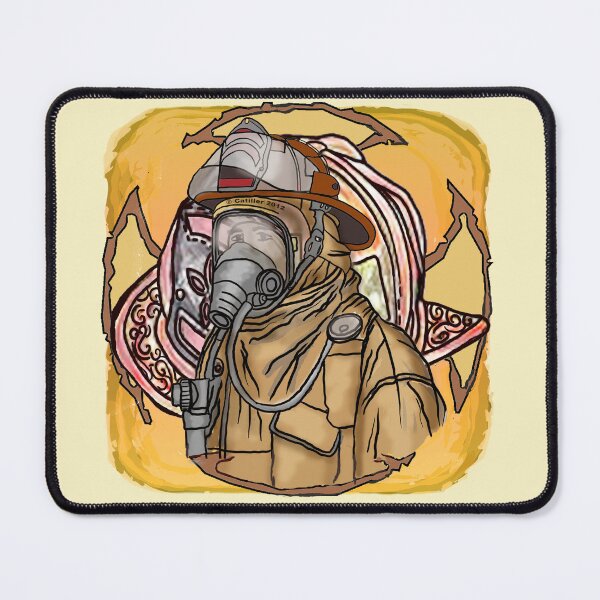 Item preview, Firefighter Mask designed and sold by artmuvz.
