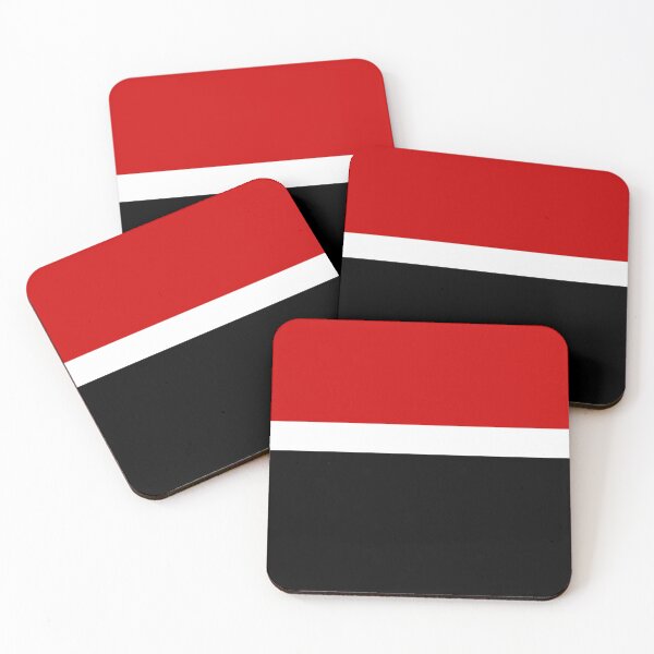Item preview, Red White Black Colors Design  designed and sold by PatternTitan.