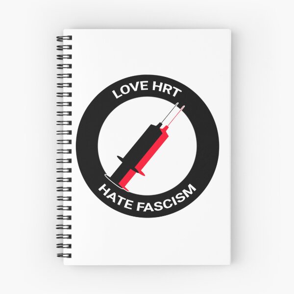Item preview, LOVE HRT / HATE FASCISM designed and sold by birdgoatman.