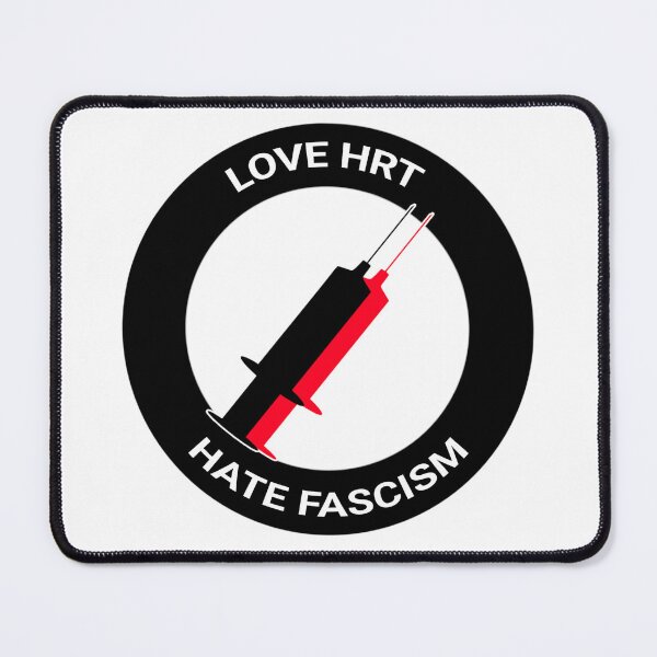 Item preview, LOVE HRT / HATE FASCISM designed and sold by birdgoatman.