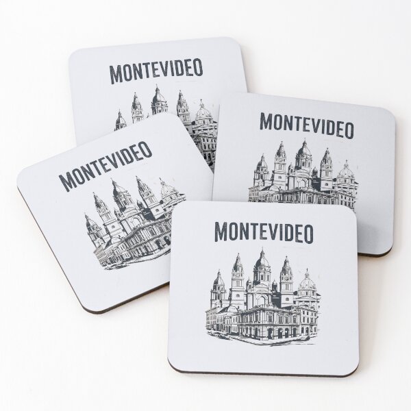Item preview, A Vintage Travel Illustration of Montevideo - Uruguay designed and sold by GoodOldVintage.