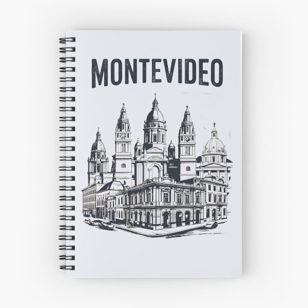 Aperçu de l'œuvre Illustration de voyage vintage de Montevideo, Uruguay créée et vendue par GoodOldVintage.