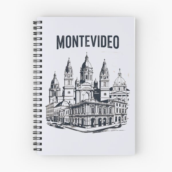 Aperçu de l'œuvre Illustration de voyage vintage de Montevideo, Uruguay créée et vendue par GoodOldVintage.