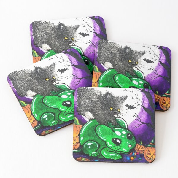 Item preview, Halloween cat designed and sold by LoupAnge51.