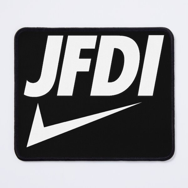 Item preview, JFDI Bold Motivational Slogan T-Shirt –Parody Design designed and sold by MAF_Merch.