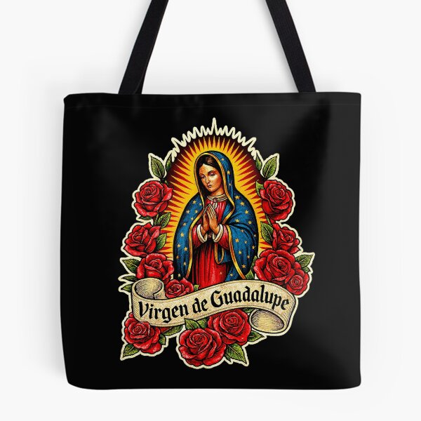 Item preview, Virgen de Guadalupe Virgin Mary Virgencita Mexican Floral designed and sold by HechoEnAztlan.
